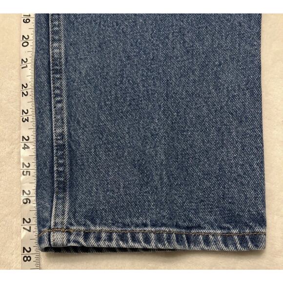 LL Bean Men’s Jeans Size 34x28 Blue Natural Fit Vintage Straight Leg Denim - Picture 5 of 7